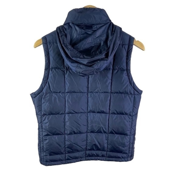Abercrombie Goose Down Feather Puffer Vest Blue Size Medium - Picture 5 of 11